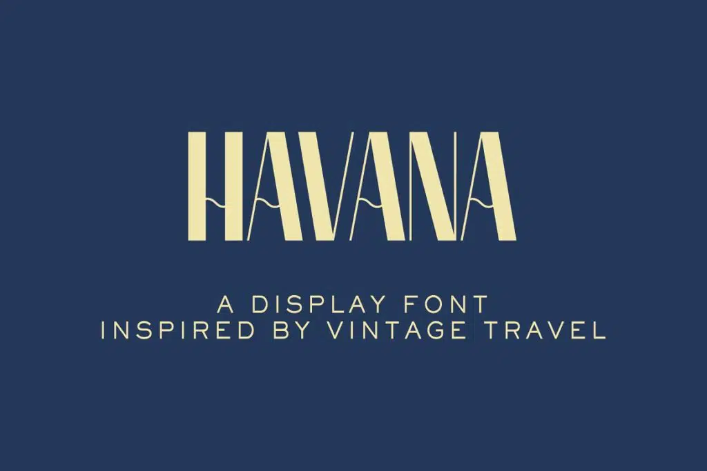 Havana Display Font