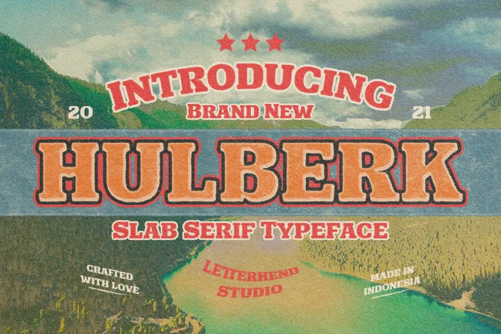 Hulberk - a Nostalgic Slab Serif