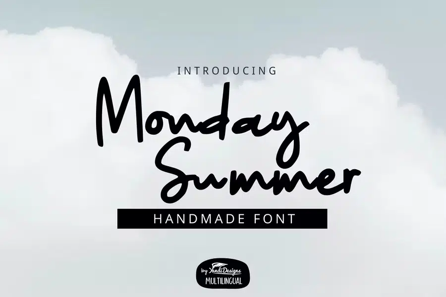 Monday Summer Font