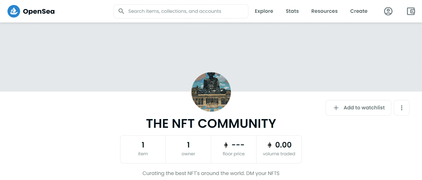 OpenSea NFT Community