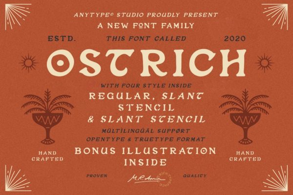 Ostrich Font