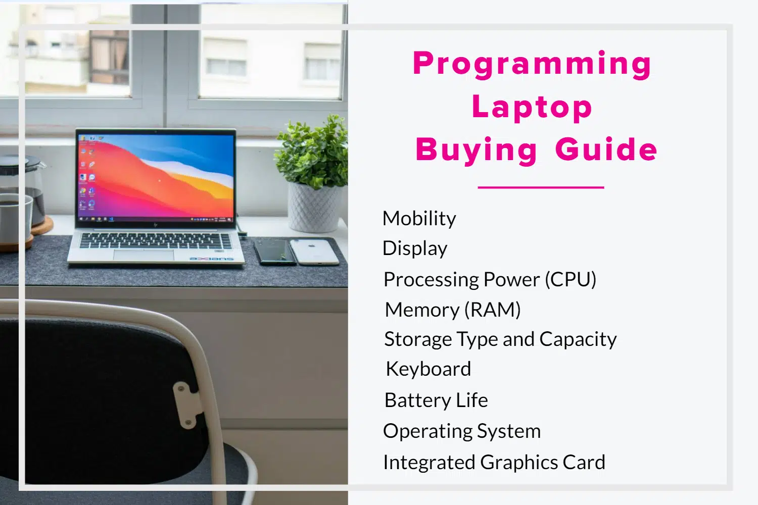 How to pick the right laptop for programming?