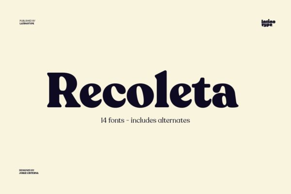 Recoleta | image credit: Creative Market