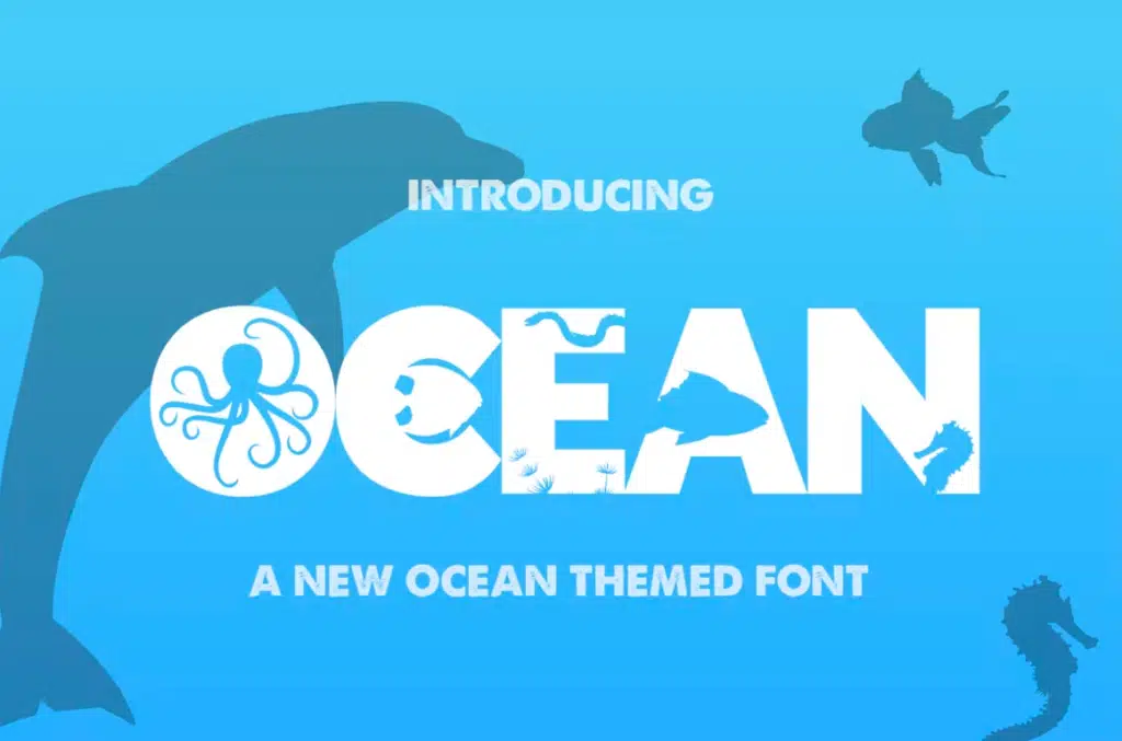 The Ocean Font