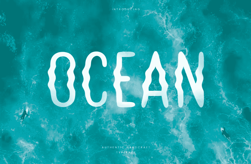 Ocean - Hand Writing Summer Font