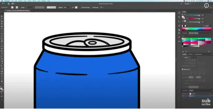 How to create a Soda Can Vector