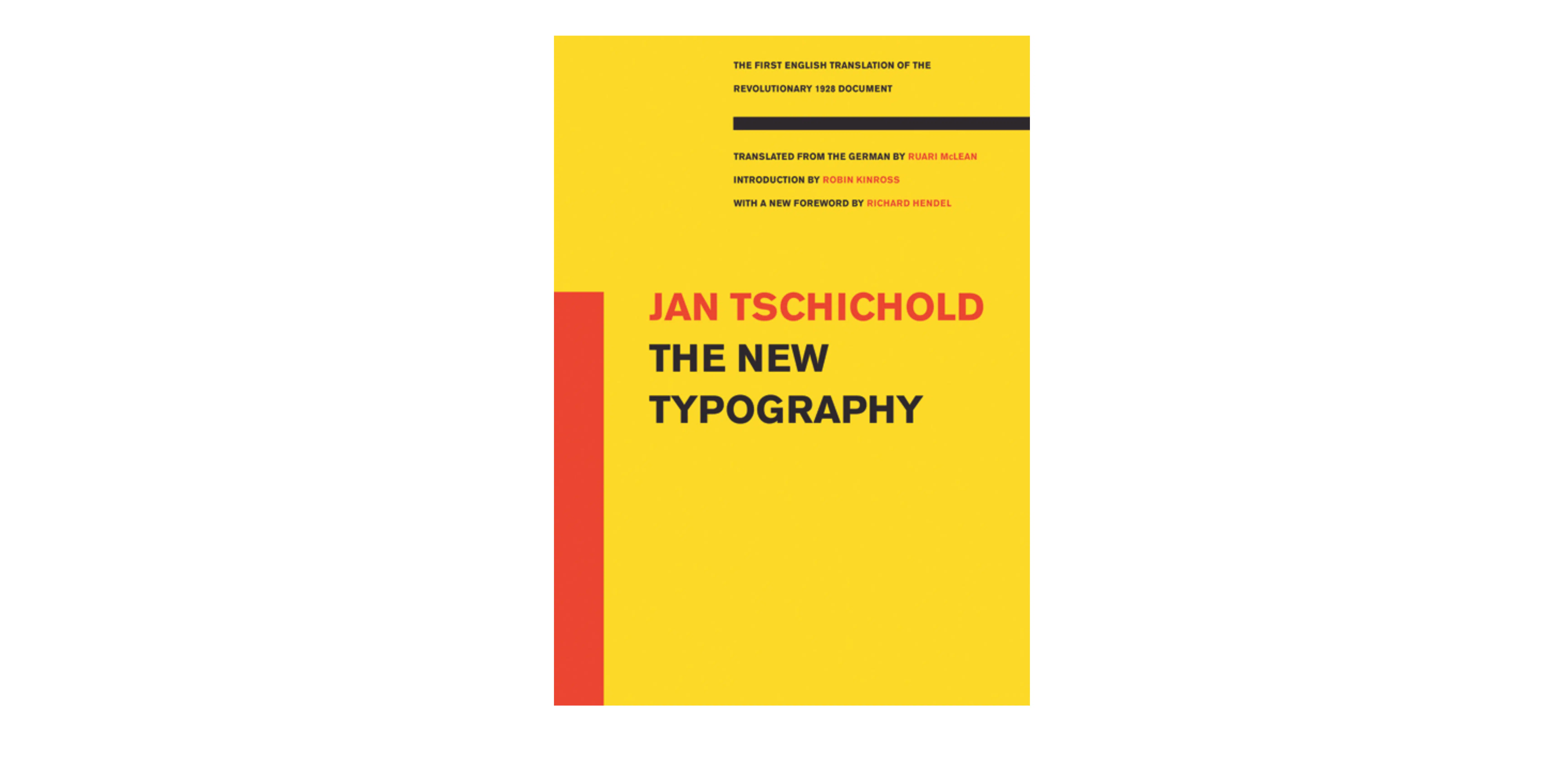 The New Typography; A Handbook for Modern Designers.