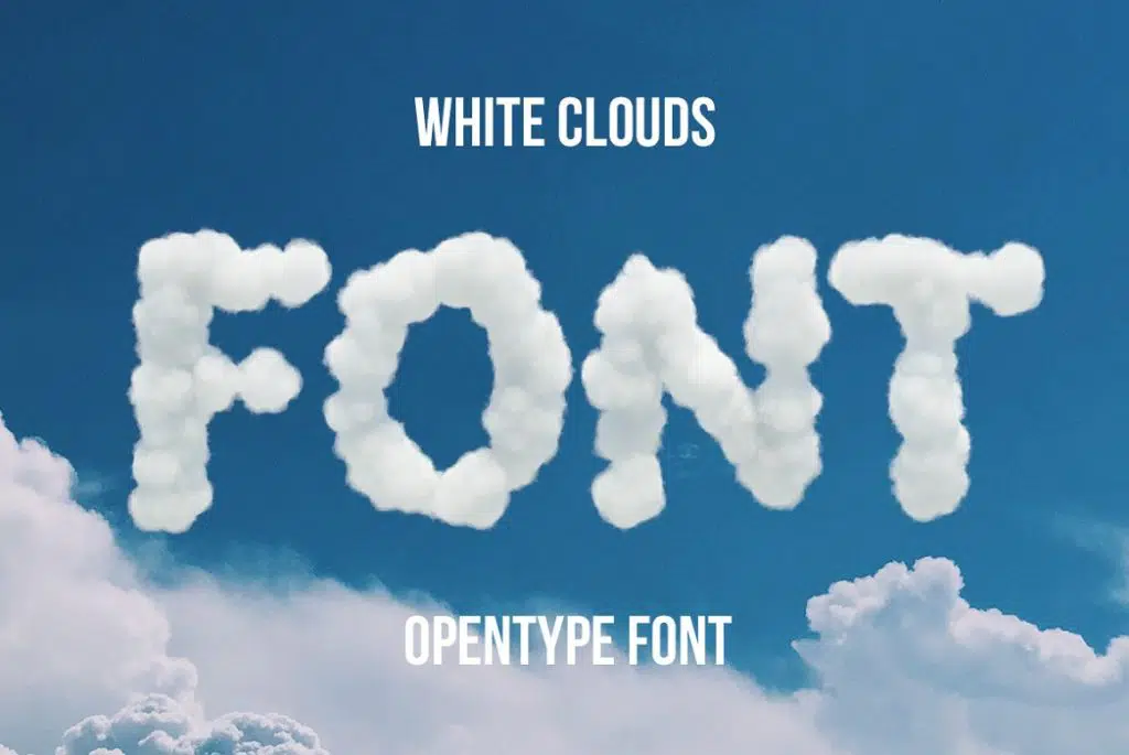 White Clouds Font