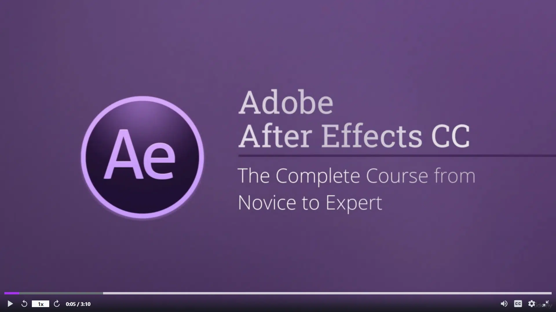Adobe After Effects Complete Course By Udemy