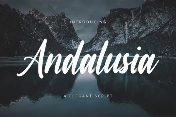 Andalusia - Bold Font