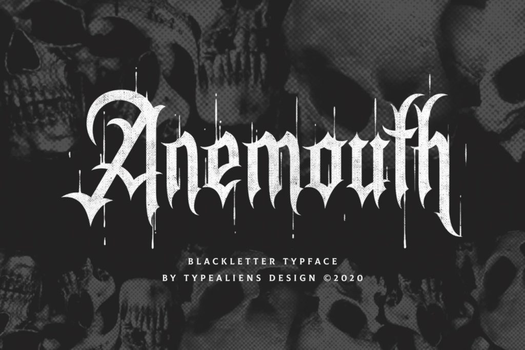 15+ Best Death Metal Fonts for Brutally Powerful Designs