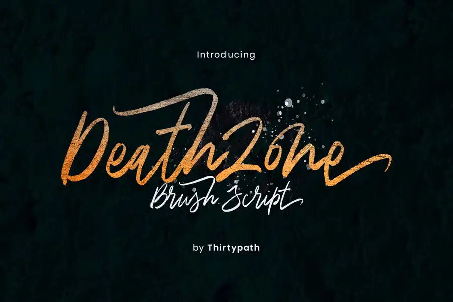 Death Zone Typeface