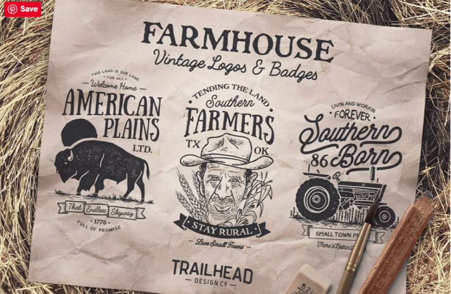 Farmhouse Vintage and Logos