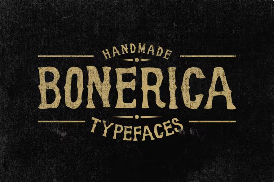 Handmade Bonerica Typeface