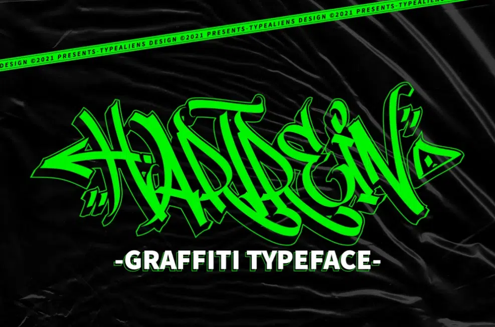 Hartrein Graffiti font