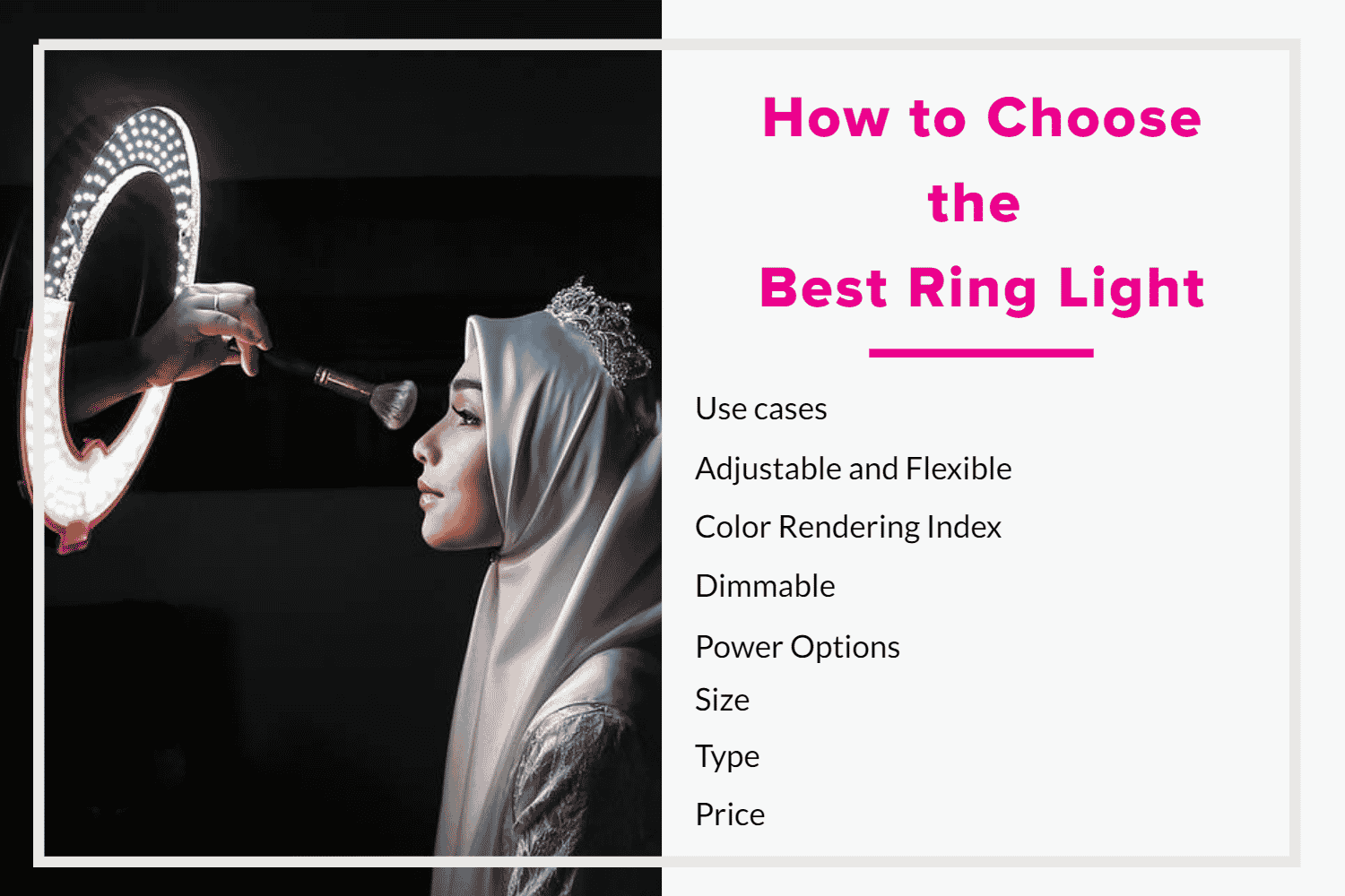 How to Choose the Best Ring Light