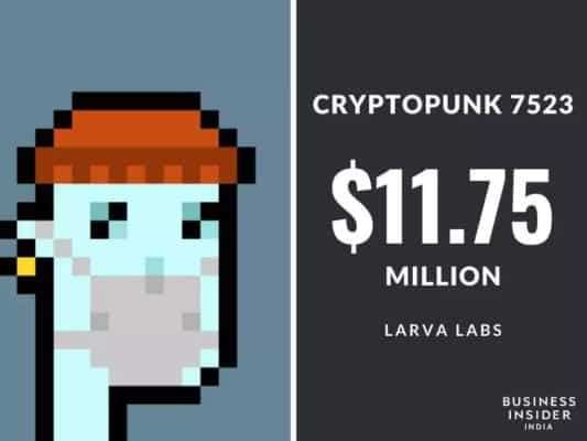 Larvalabs CryptoPunk #7523