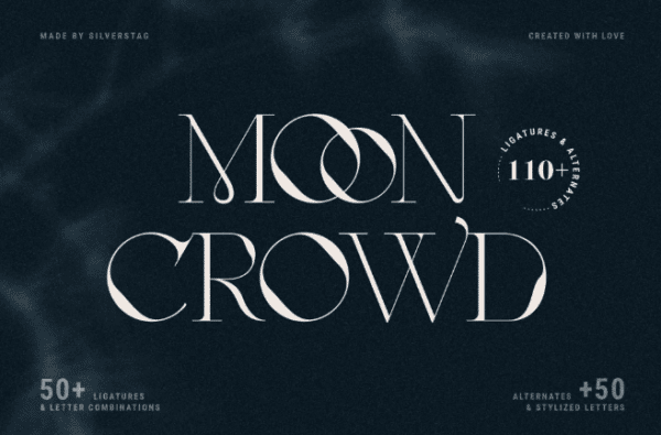 Moon Crowd font