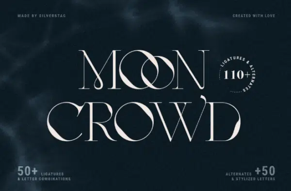 Moon Crowd font