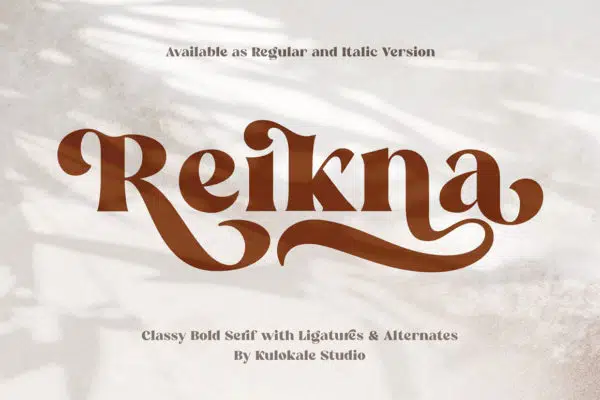 Reikna – Classy Bold Serif