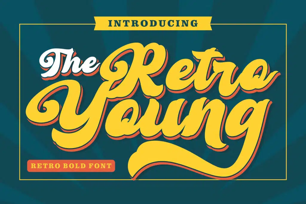Retro Young - Vintage Bold Font