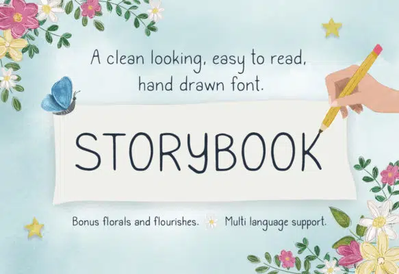 Storybook Bold Font | image credit: Design Cuts