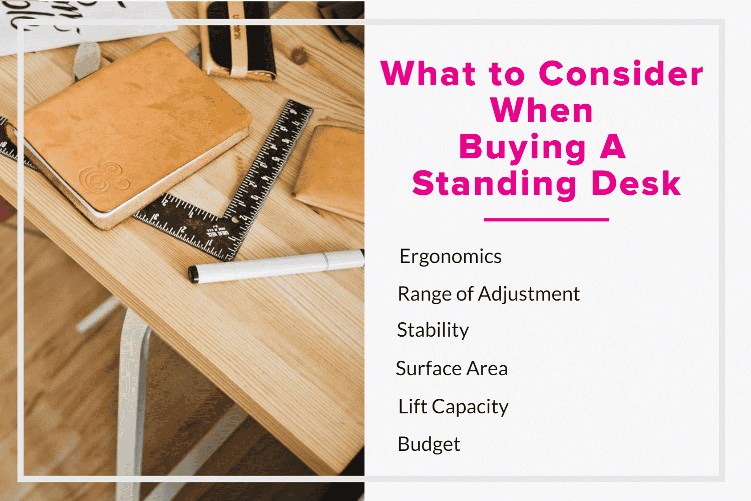 What to Consider When Buying A Standing Desk 