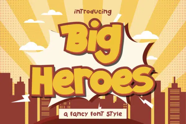Big Heroes - Fancy Font