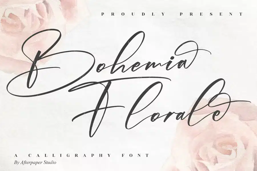 Bohemia Florale Calligraphy Font