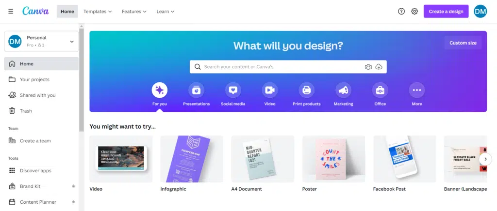 Canva - iPad Apps for Designers