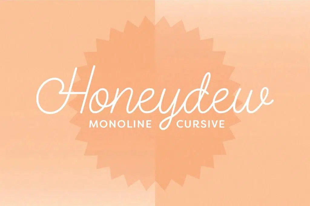  Honeydew Script Calligraphy Font