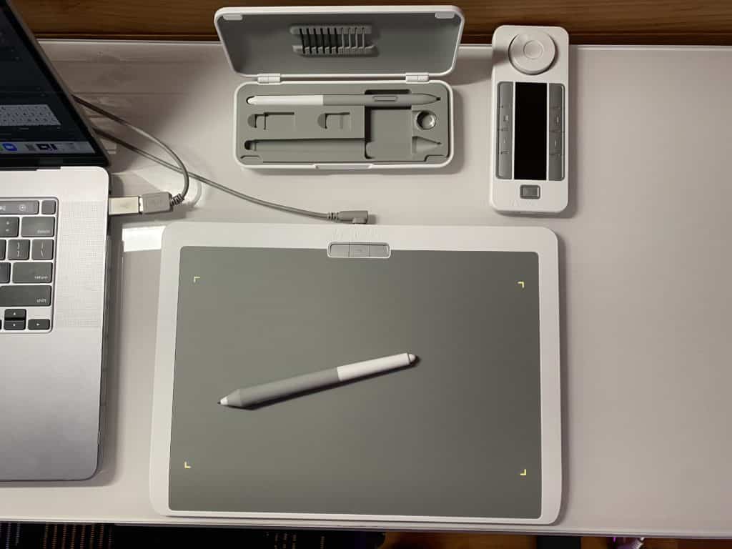 Xencelabs Pen Tablet Medium Bundle SE Drawing Area
