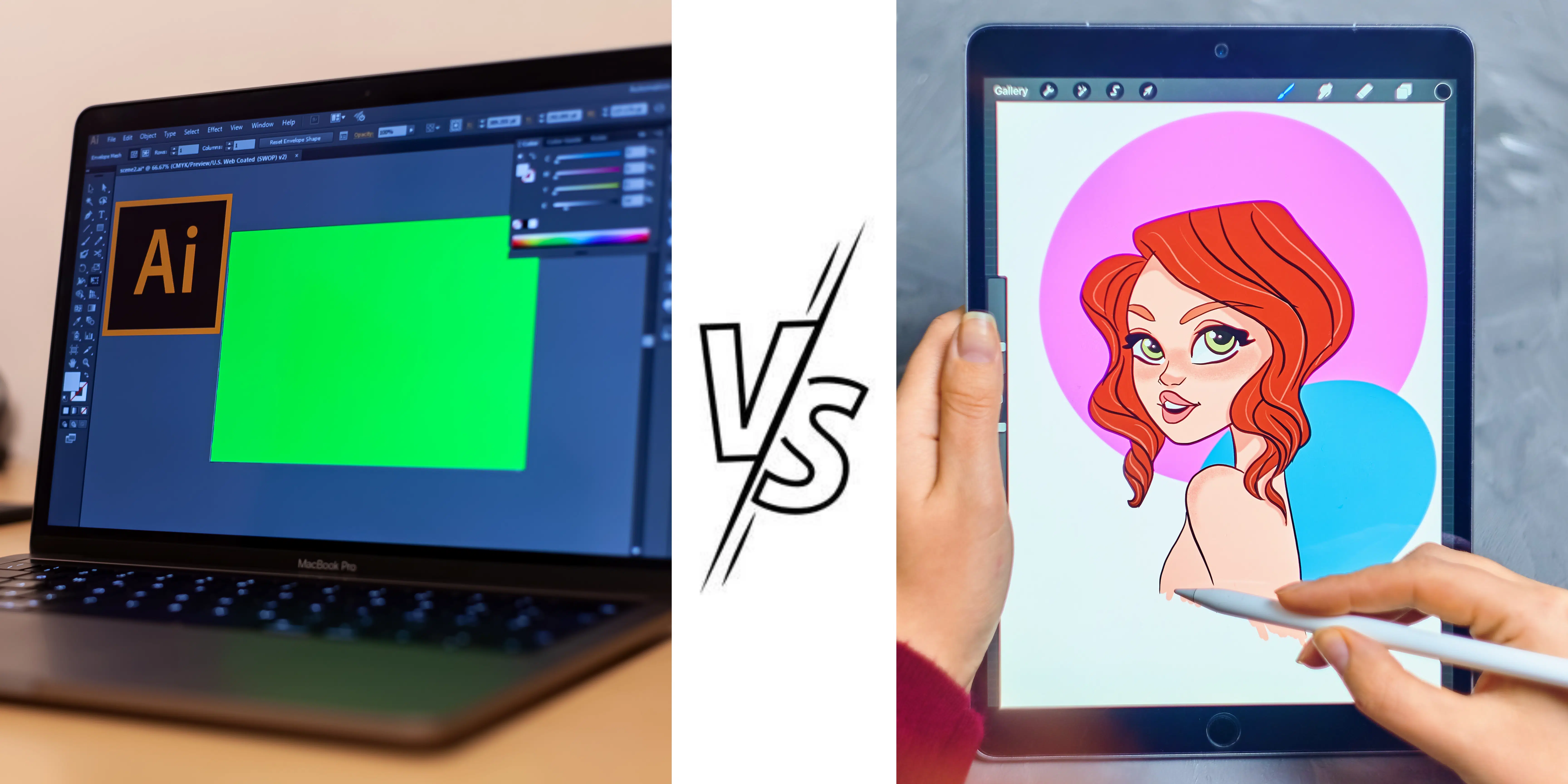 Illustrator vs Procreate