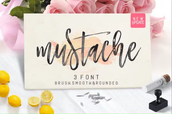 Mustache Font