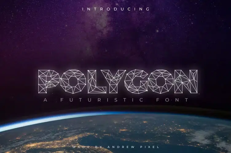 Polygon Technology Font