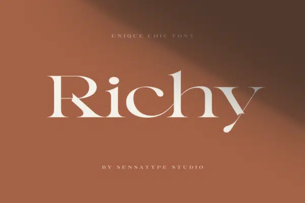 Richy – Unique Chic Font