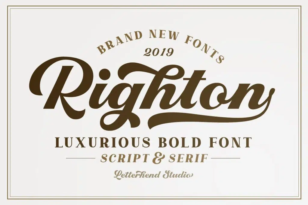 Righton - Script & Serif Font Duo