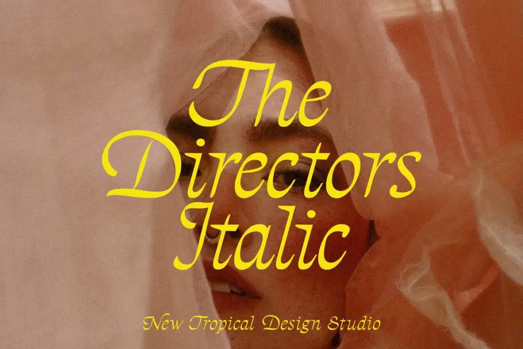 The Directors Italic Typeface