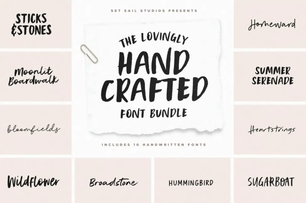 The Lovingly Hand Crafted Font