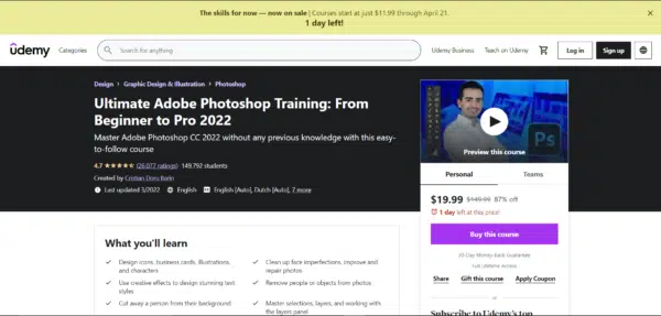 Ultimate Adobe Photoshop Training