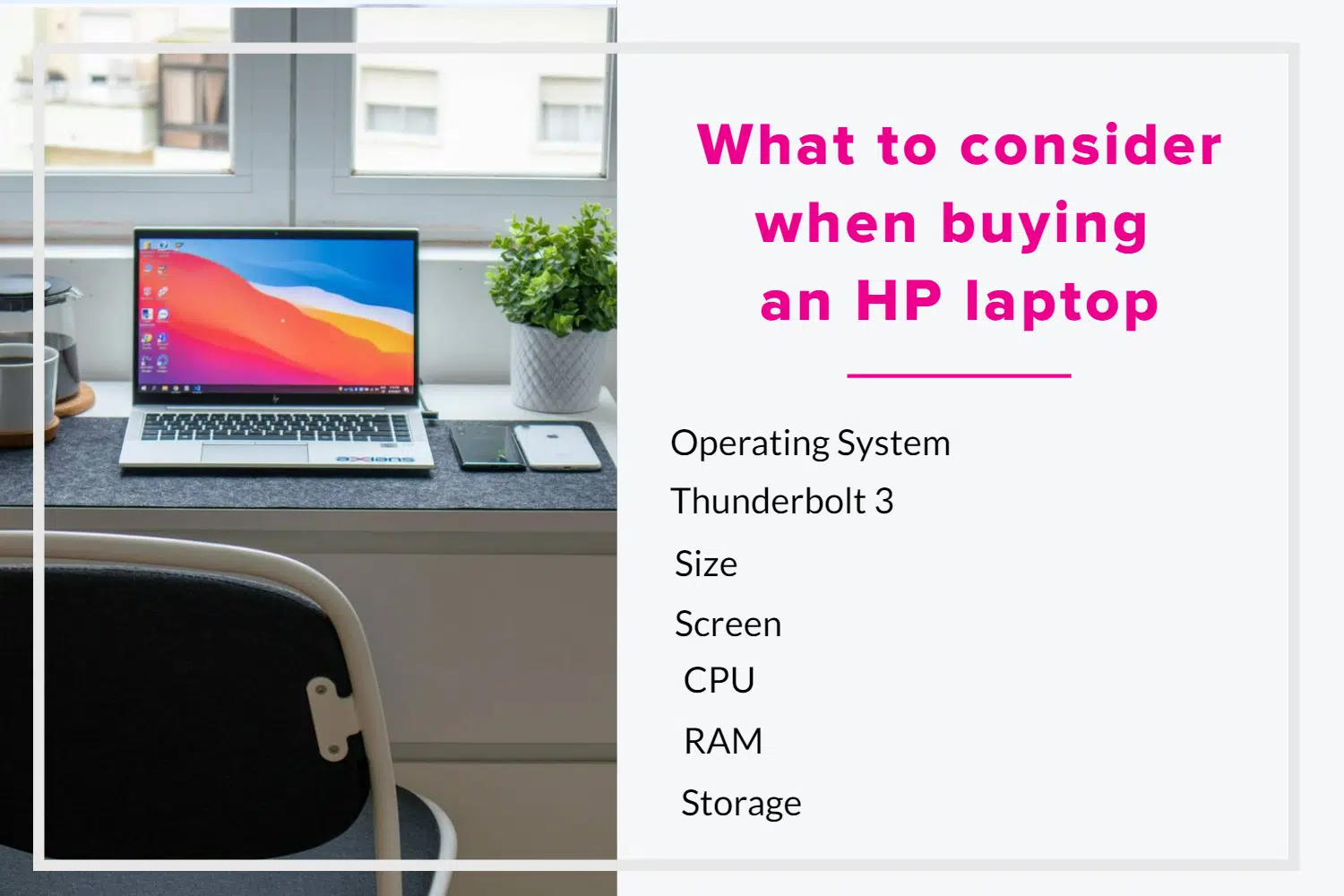 What to consider when buying an HP laptop