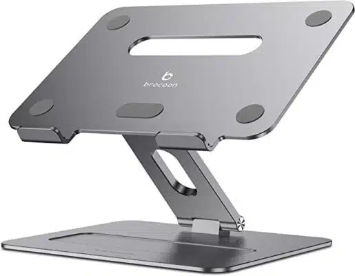 Nulaxy Laptop Stand, Detachable Ergonomic Laptop Mount Computer Stand for  Desk, Aluminum Laptop Riser Notebook Stand Compatible with MacBook, Dell