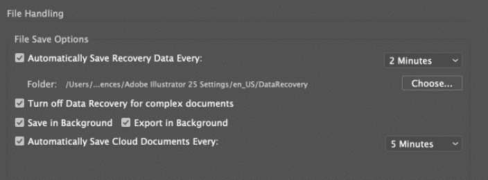Data Recovery Feature