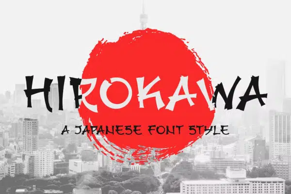 Hirokawa- best japanese fonts