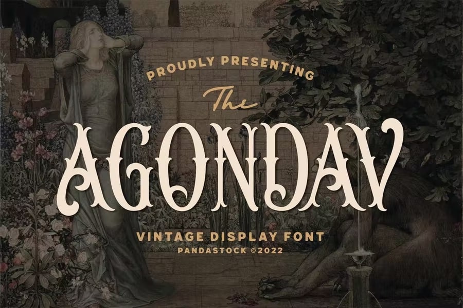 Agonda - Old Vintage Font