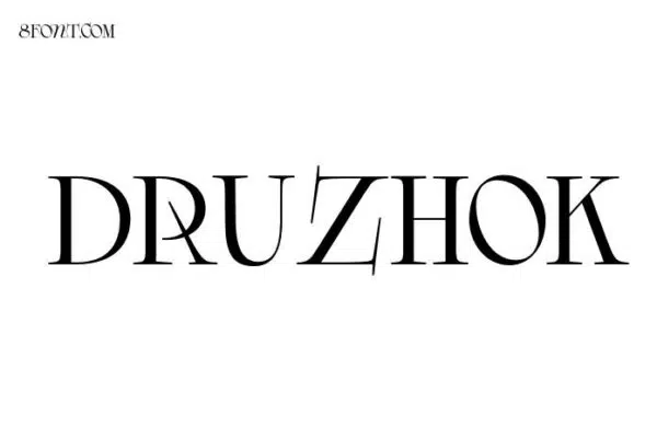 DRUZHOK Font