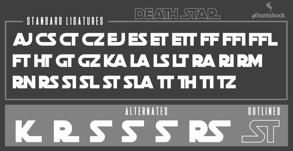 Death Star Font