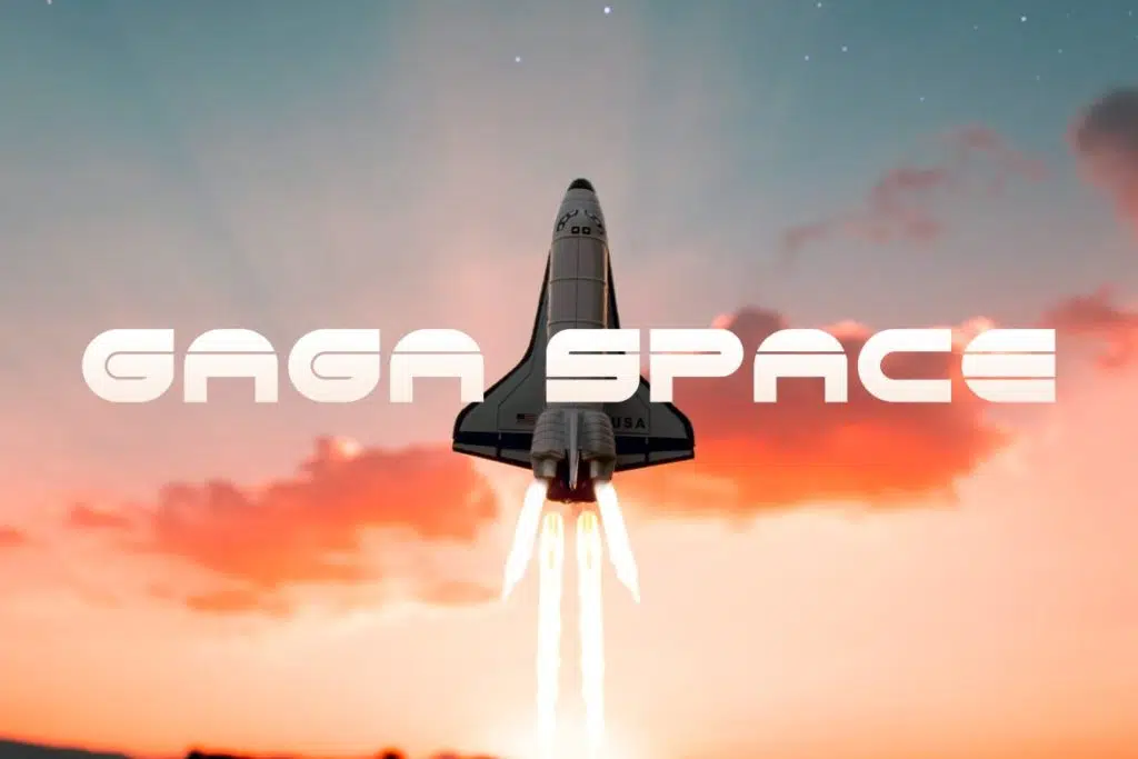 Gaga Space Tecno Font