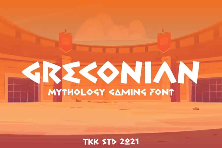 Greconian - Ancient Greek style font