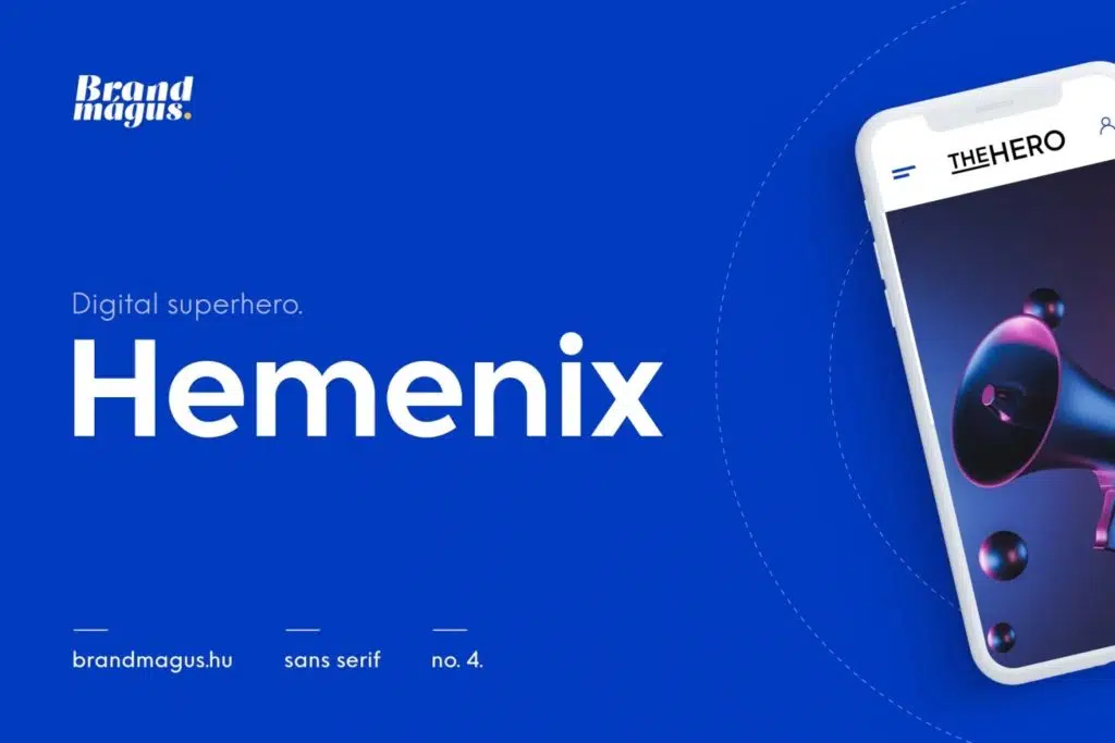 Hemenix – Powerful Energy Sans Serif Family
